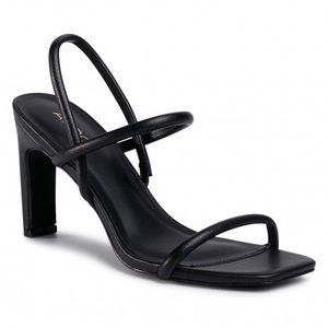 Aldo Karla Block Heeled Sandals in Black